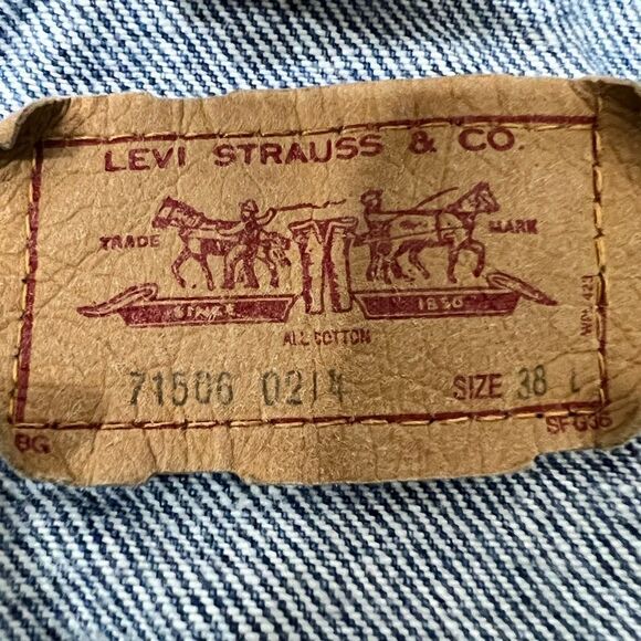 Levi’s 71506 0214 Vintage Trucker Jean Jackets Size 38L - Picture 3 of 15